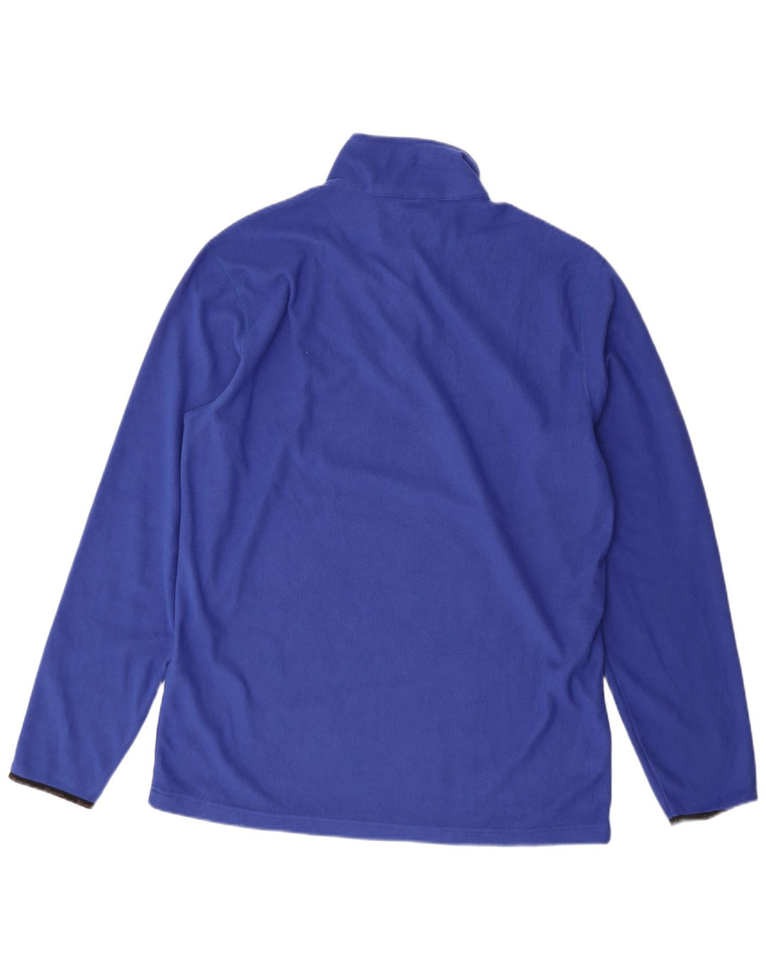 Maglione in pile da uomo con zip e collo Champion 2XL blu poliestere