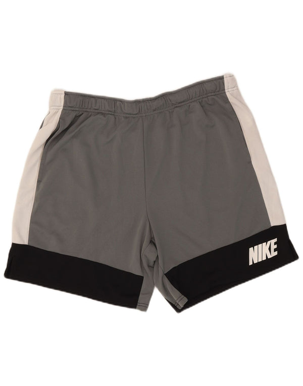 Pantaloncini sportivi Nike Dri Fit Graphic Standard da uomo 2XL Grigio Colourblock