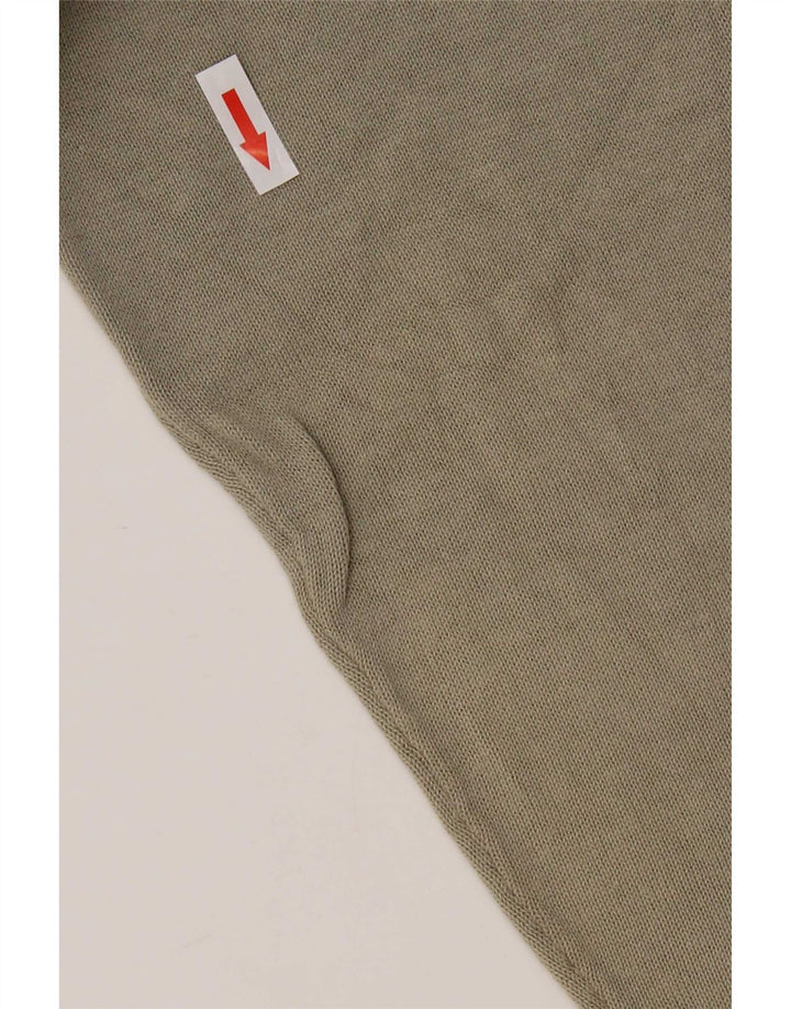 Maglione maglione girocollo da uomo Tommy Hilfiger cotone medio kaki
