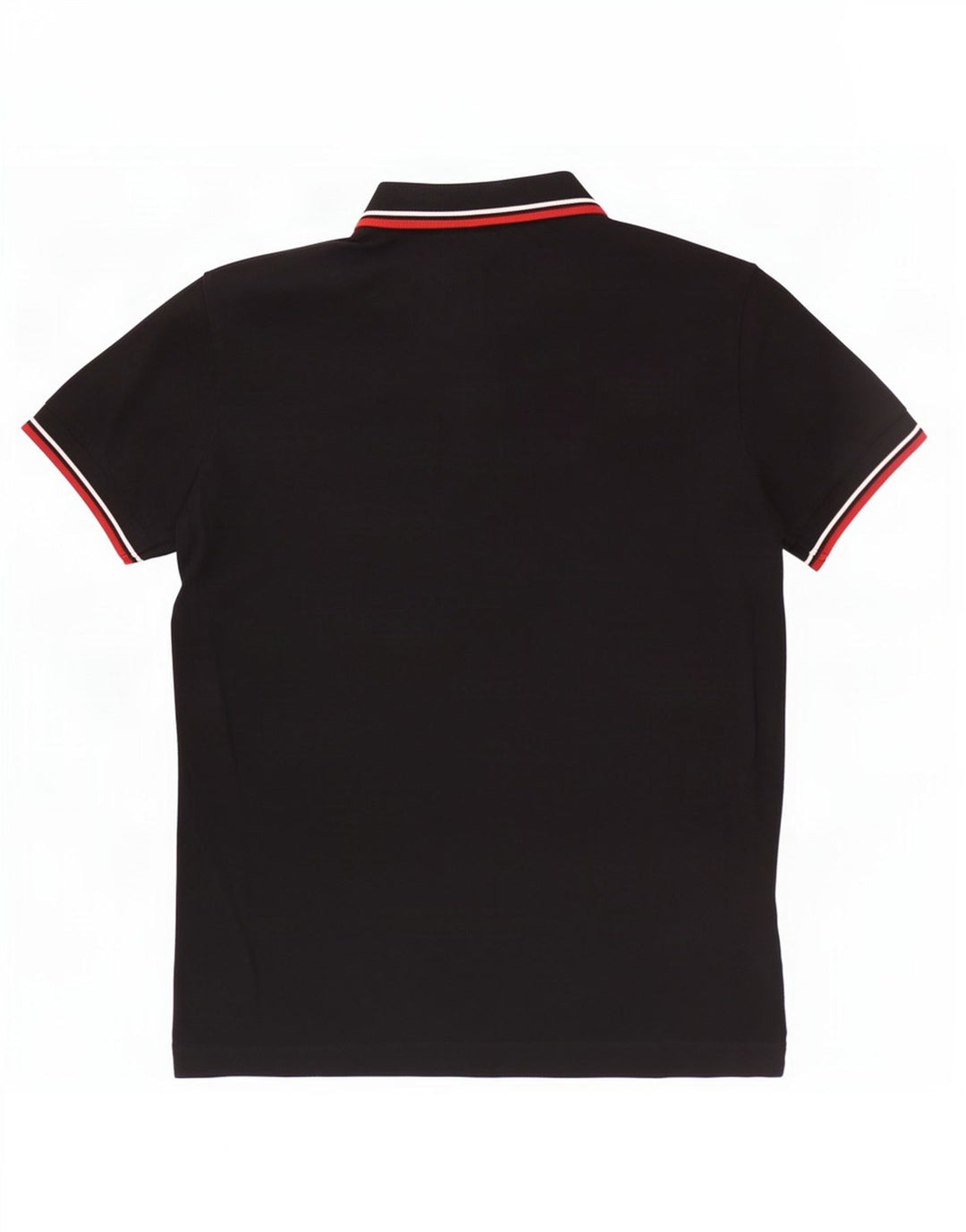 Polo da uomo Calvin Klein piccola in cotone a righe nere
