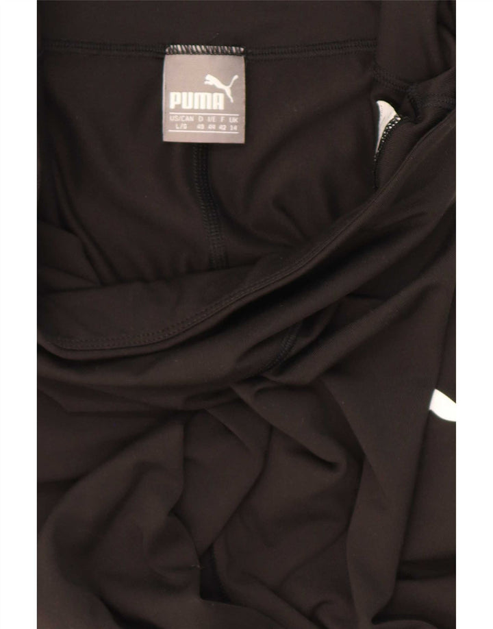 Leggings Puma Donna Capri UK 14 Large Neri