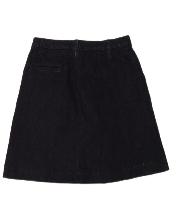 Gonna a portafoglio in denim da donna G-Star piccola W26 in cotone blu navy