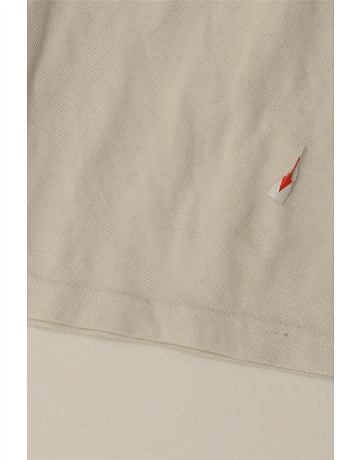 Polo Ralph Lauren da uomo in cotone bianco medio