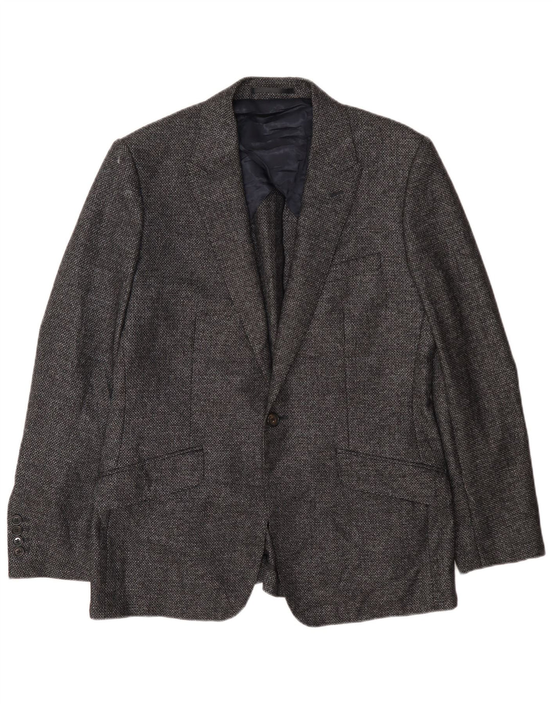 Giacca blazer da uomo a 1 bottone Reiss UK 36 piccola blu navy