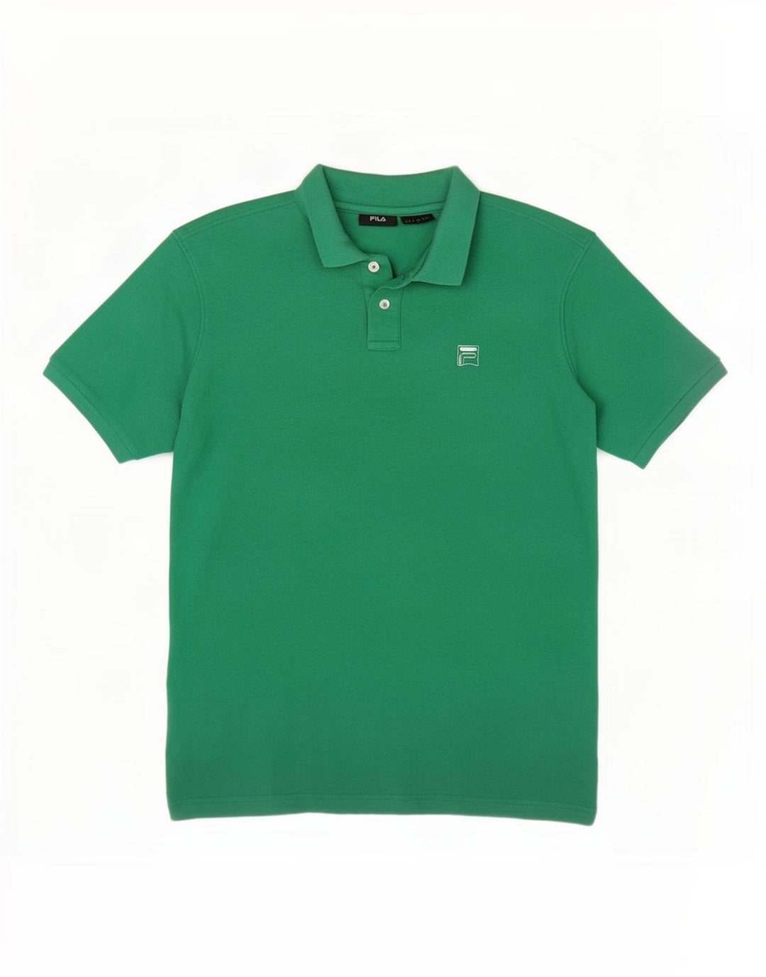 Polo da uomo Fila Large in cotone verde