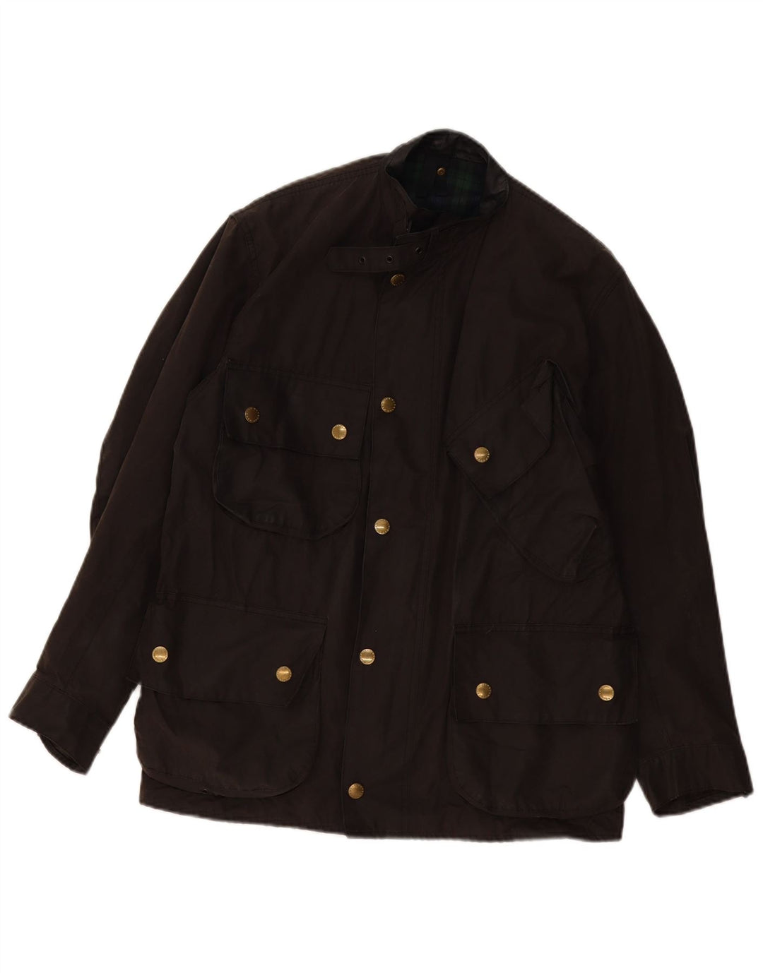 BARBOUR Giacca da uomo in cotone cerato taglia 38 piccola in cotone marrone