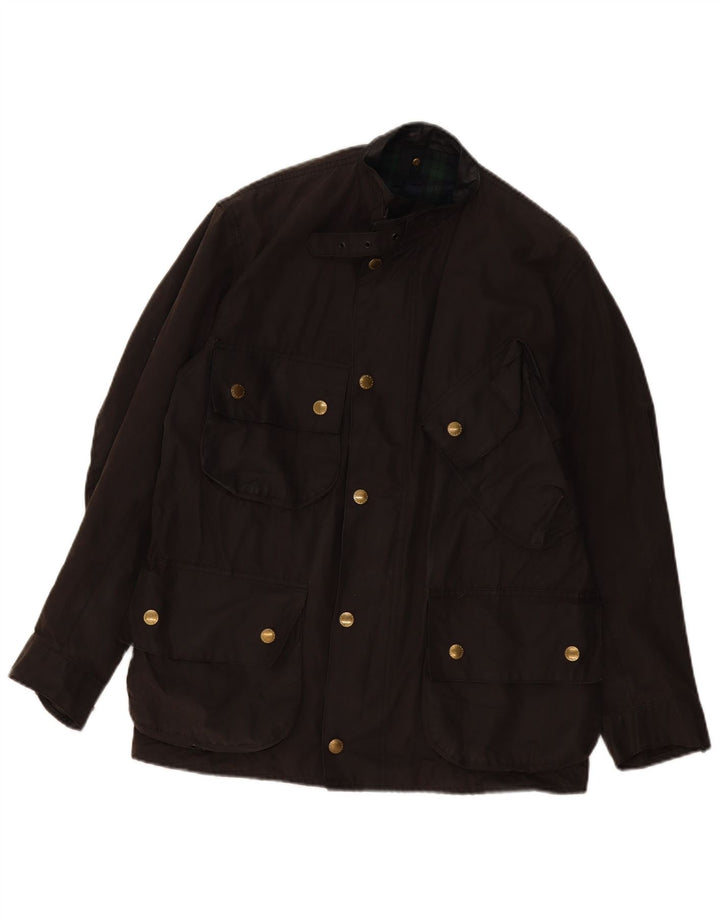 BARBOUR Giacca da uomo in cotone cerato taglia 38 piccola in cotone marrone