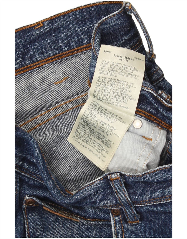 Jeans dritti da uomo Wrangler W32 L30 cotone blu