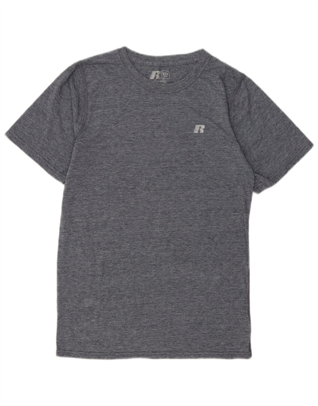 T-shirt da uomo RUSSELL ATHLETIC UK 34/36 piccola poliestere grigio
