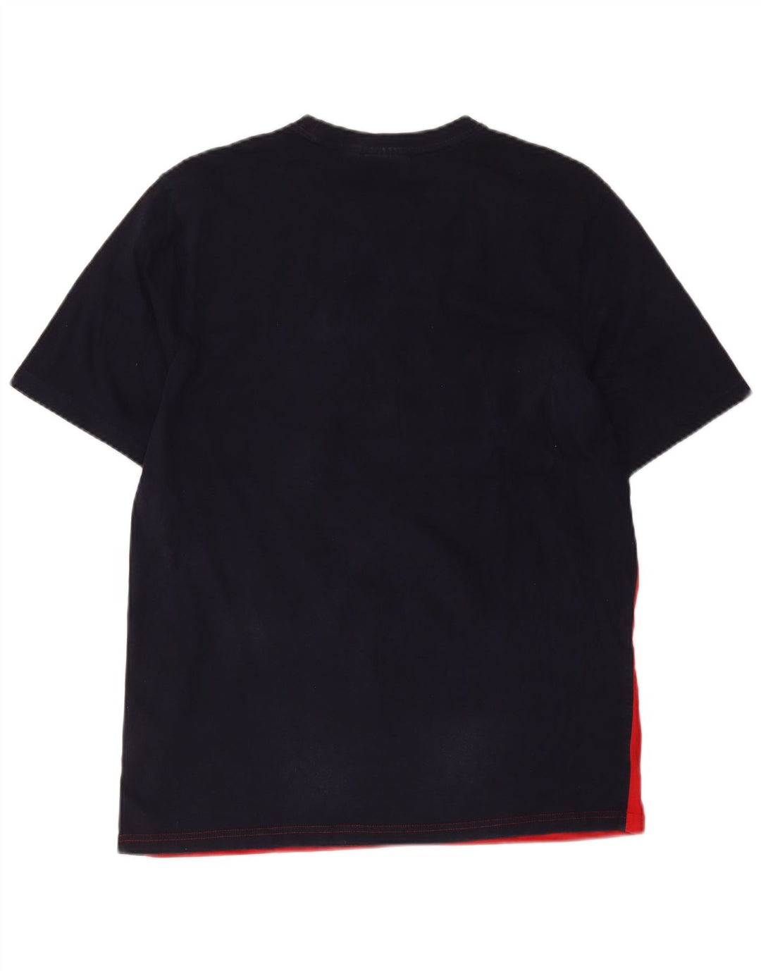 T-shirt grafica da uomo Fila Top grande in cotone color block multicolore