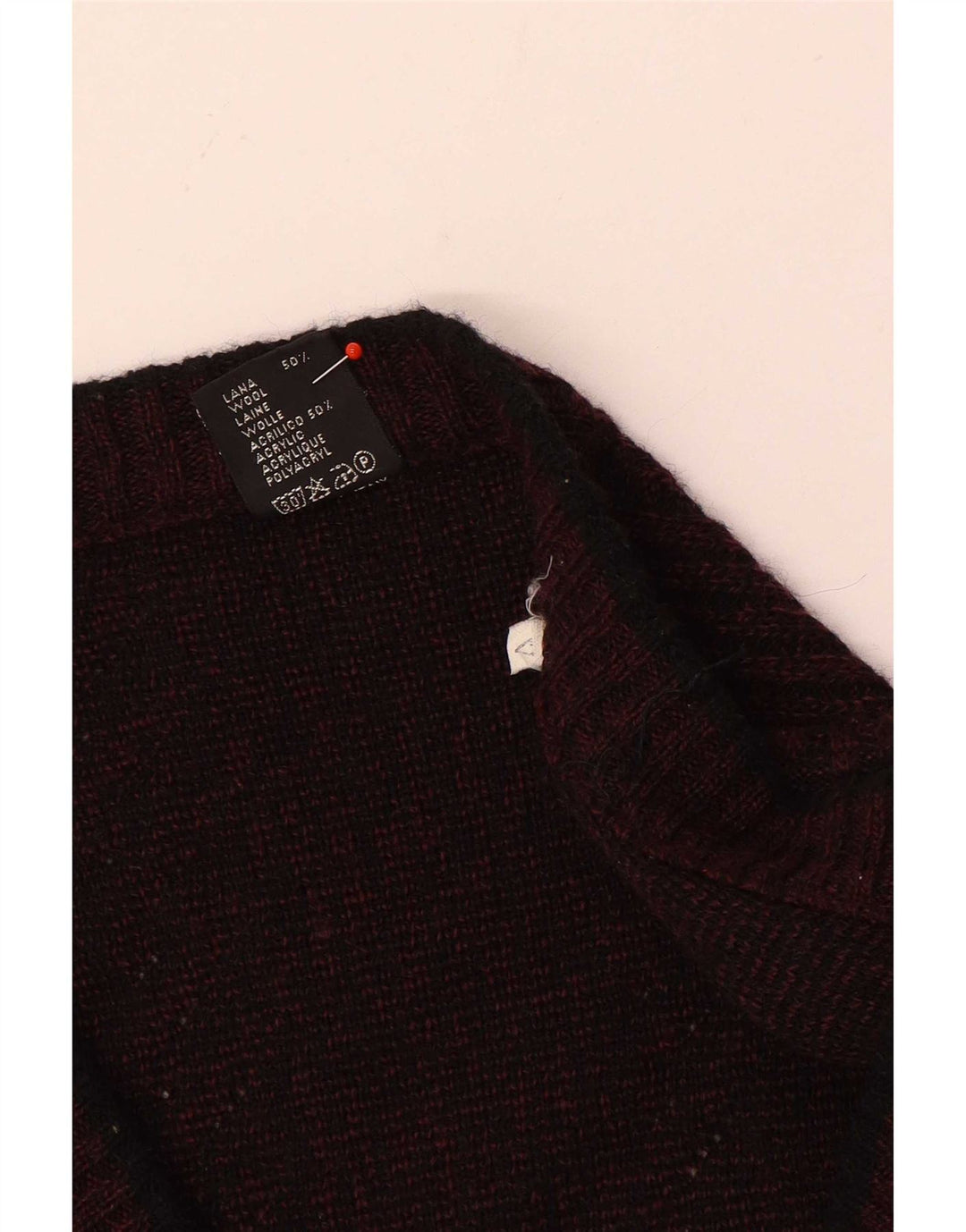 Maglione cardigan da donna Rinaldi UK 14 Large Maroon Wool