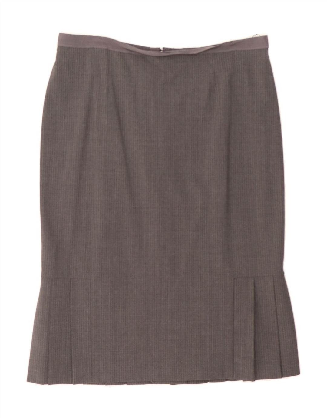 VINTAGE Womens Trumpet Skirt W32 Large Grey Vintage Vintage and Second-Hand Vintage from Messina Hembry 