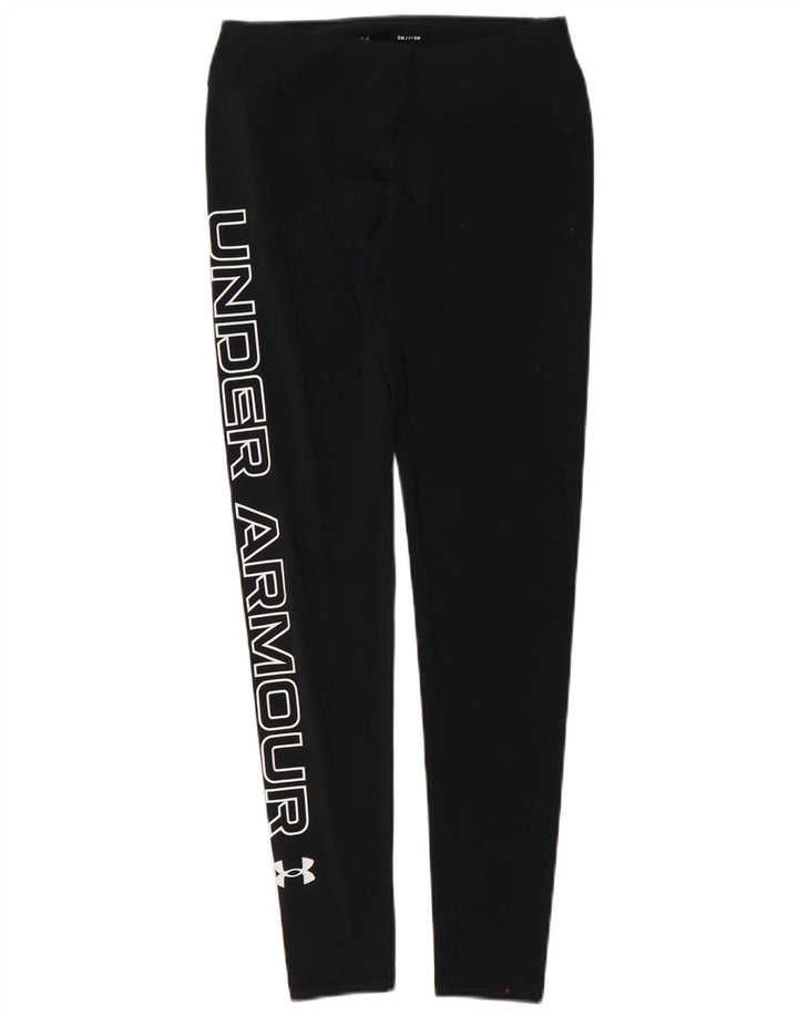 Leggings grafici da donna Under Armour UK 10 piccolo cotone nero