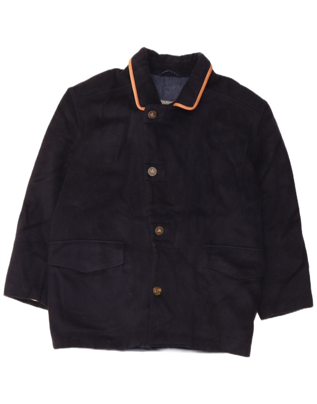Cappotto da uomo Maurizio Baldassari UK 40 Large Blu Navy