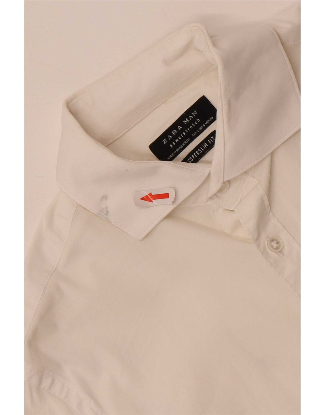 Camicia Zara da uomo super slim fit piccola bianca