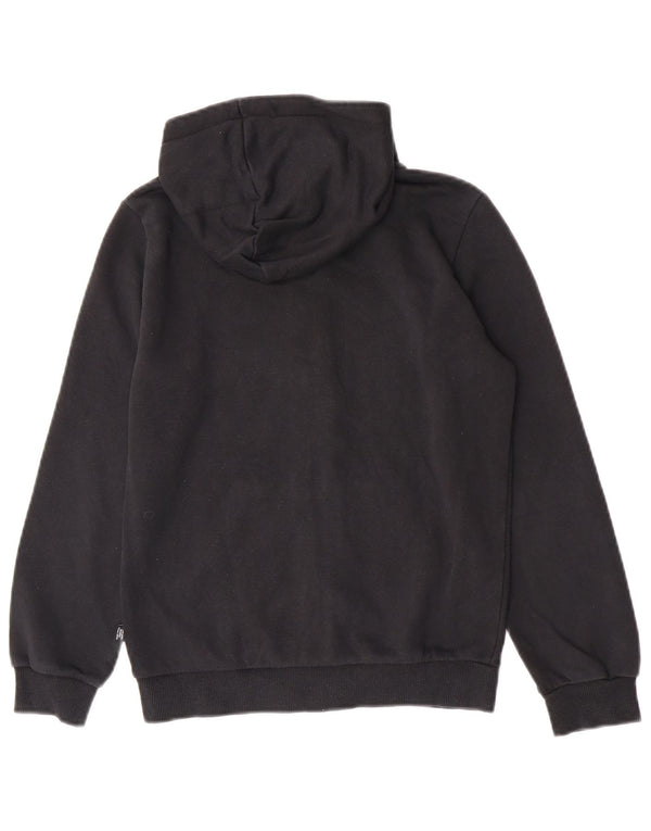 Felpa con cappuccio e zip grafica da ragazzo Puma 11-12 anni nera