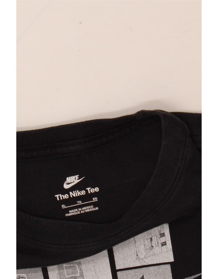 T-shirt grafica da donna NIKE Top UK 18 XL Nera