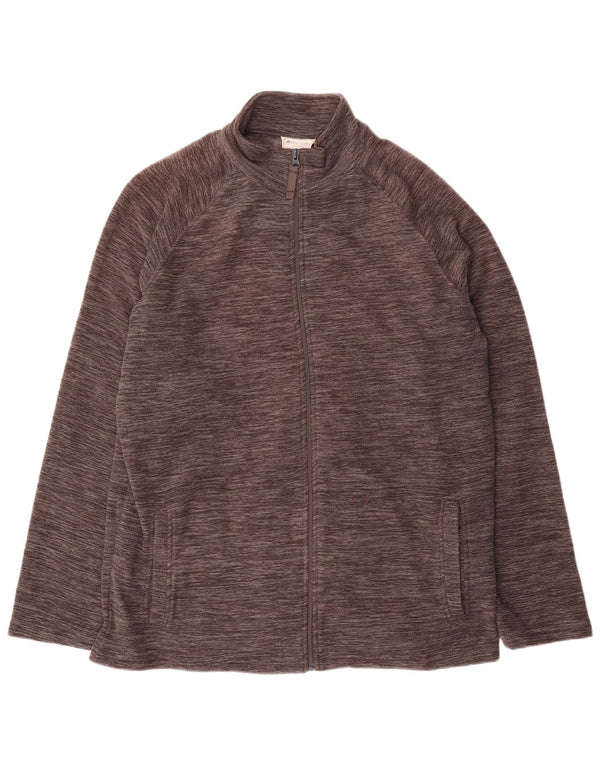 Giacca in pile da uomo dal taglio ampio Mountain Warehouse UK 40 Large Grey Flecked
