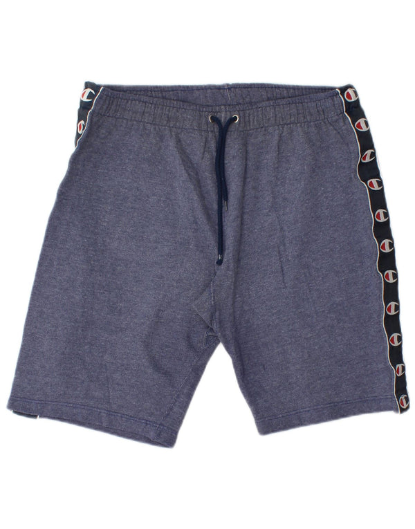 Pantaloncini sportivi grafici da uomo Champion Small Blue Colourblock