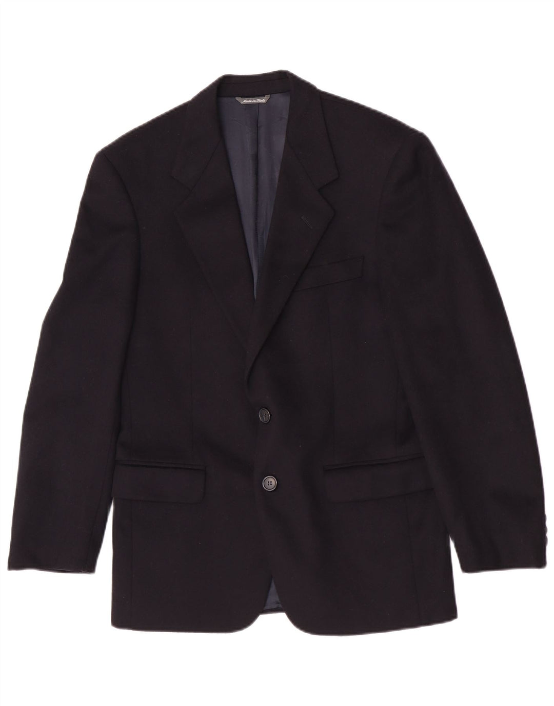 Giacca blazer da uomo a 2 bottoni Urbis IT 46 piccola in lana blu navy