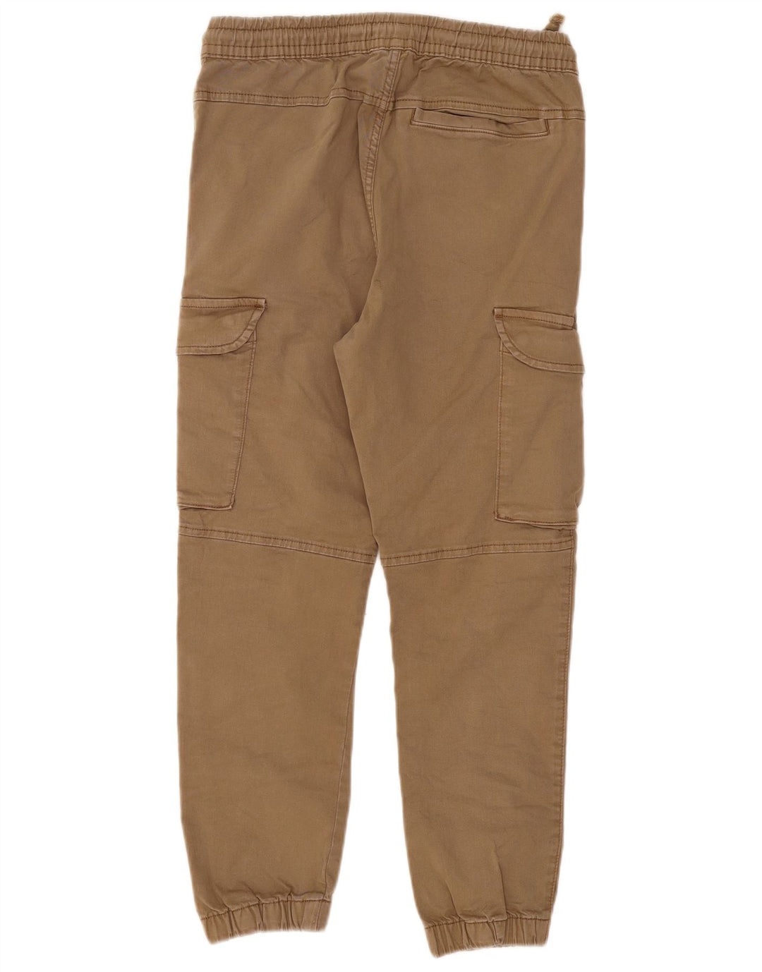 Pantaloni cargo da uomo Zara Crop Joggers piccoli W30 L25 Beige