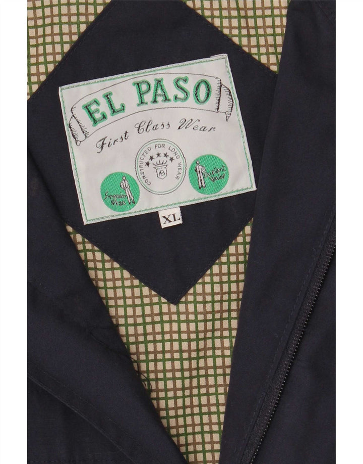 Giubbotto bomber da uomo El Paso UK 42 XL Blu Navy