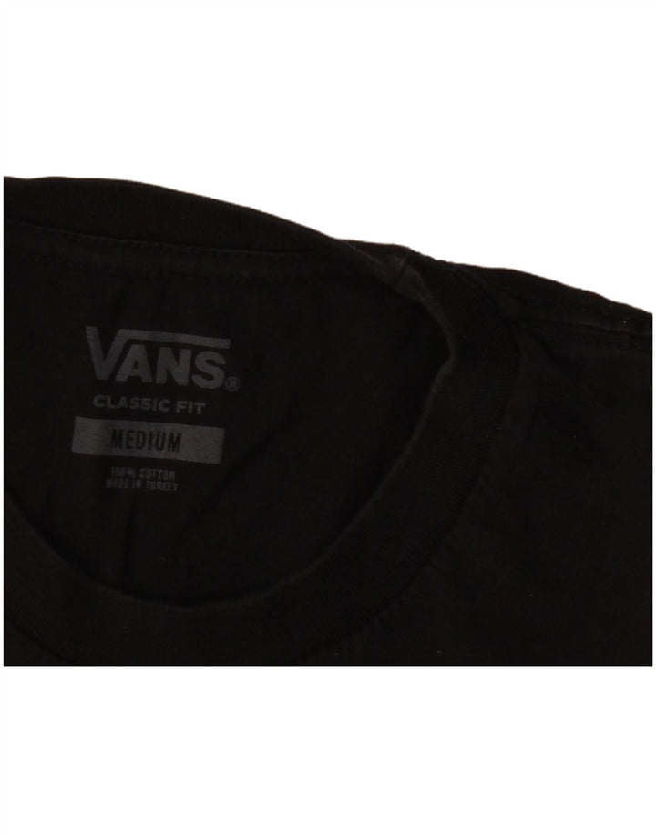 T-shirt da uomo Vans Classic Fit, vestibilità media, cotone nero