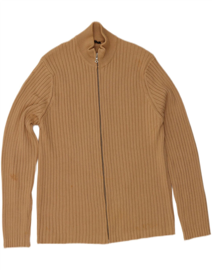 Maglione cardigan da uomo Sisley Beige medio