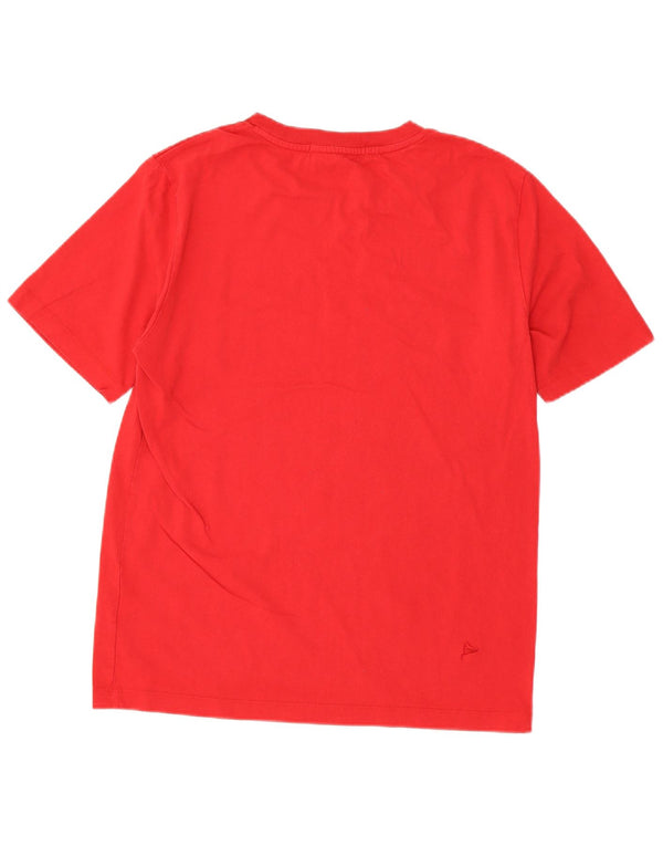 Calvin Klein Jeans T-shirt grafica da uomo Top grande in cotone rosso