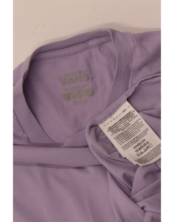Maglietta da uomo Vans Classic Fit in cotone viola medio