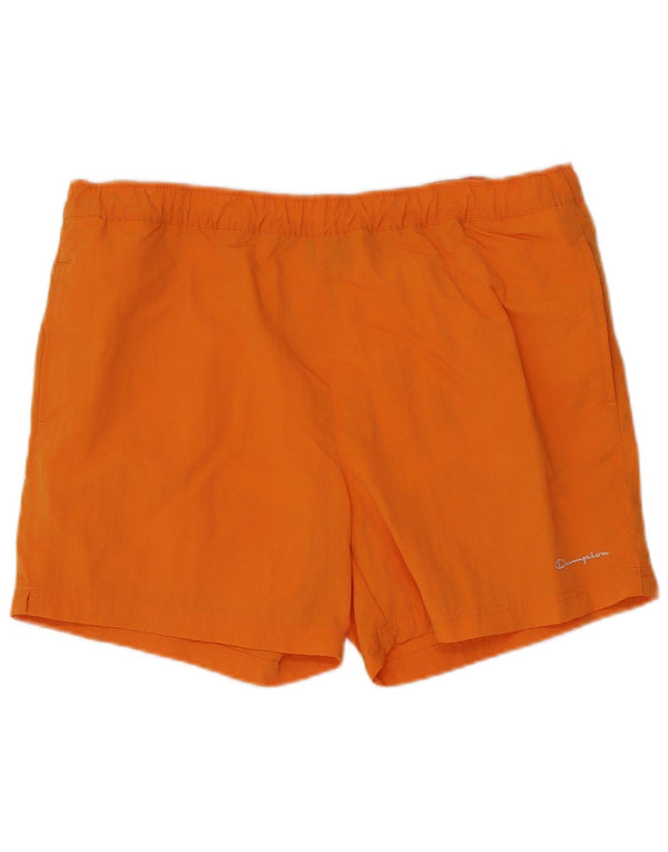 CHAMPION Mens Swimming Shorts 2XL  Orange Polyamide