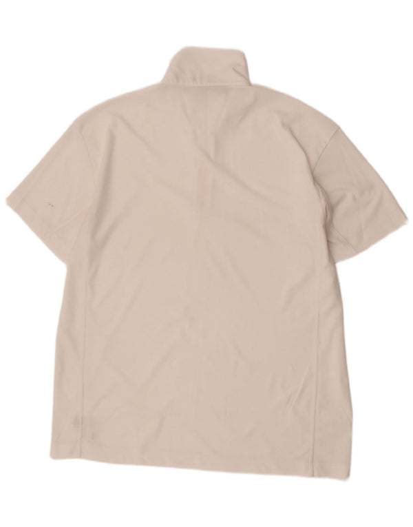 T-shirt da uomo con collo con zip Killer Loop XL poliestere bianco