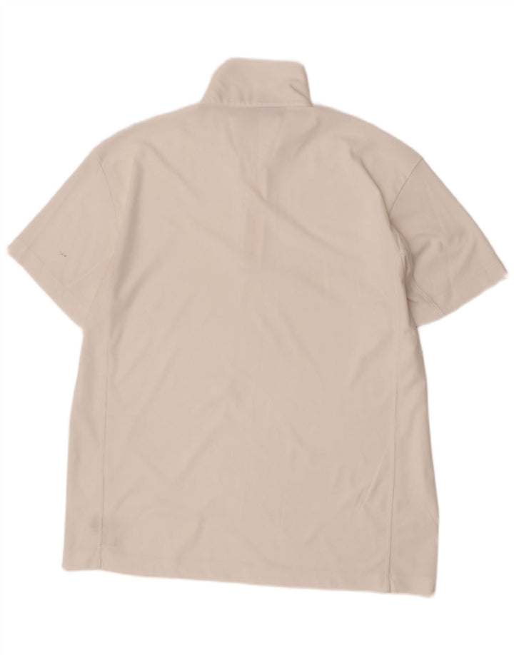 T-shirt da uomo con collo con zip Killer Loop XL poliestere bianco