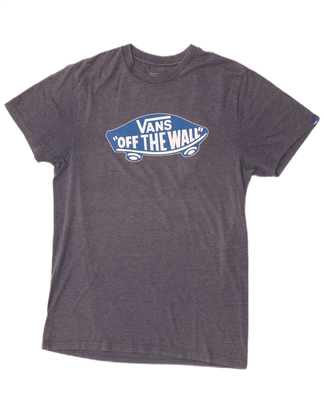 Maglietta grafica da uomo Vans Top in cotone grigio medio