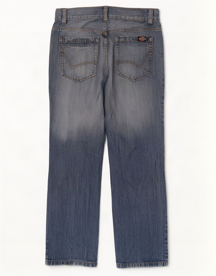 Jeans dritti da uomo Dickies W33 L32 in cotone blu