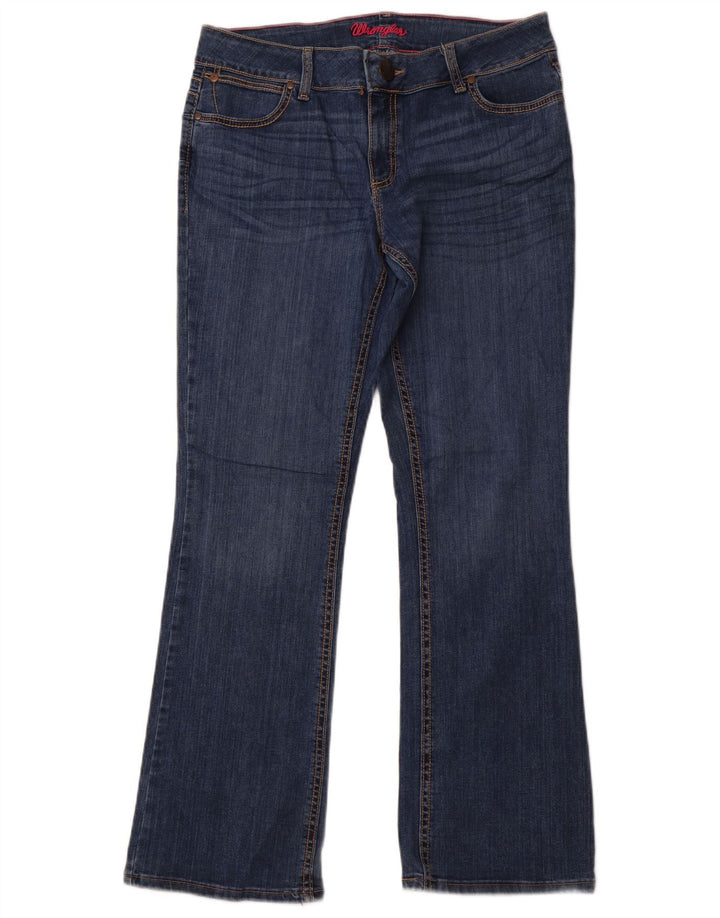 Jeans bootcut da donna WRANGLER US 11/12 Large W32 L32 cotone blu
