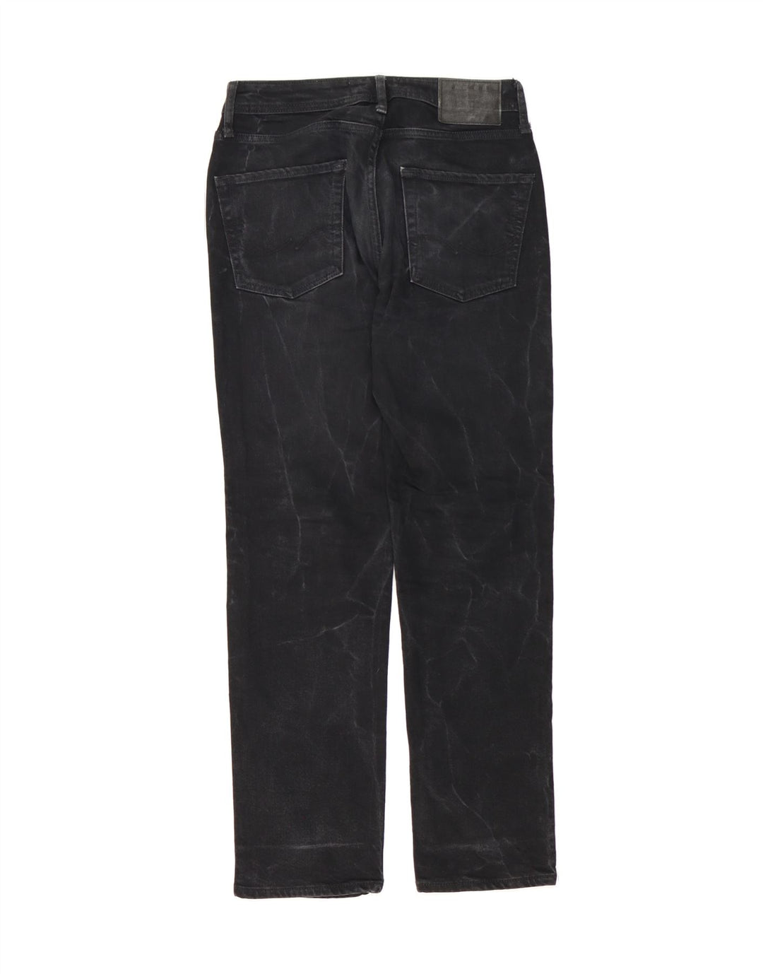JACK & JONES Mens Clark Straight Jeans W30 L28 Black Cotton Vintage Jack & Jones and Second-Hand Jack & Jones from Messina Hembry 