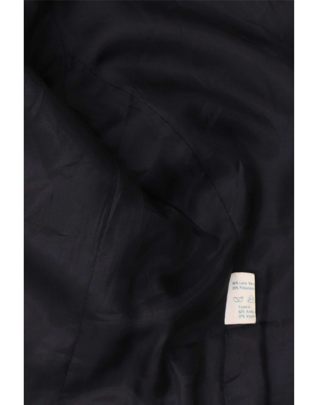Luisa Spagnoli Giacca Blazer a 2 Bottoni da Donna IT 44 Lana a quadri Blu Medio