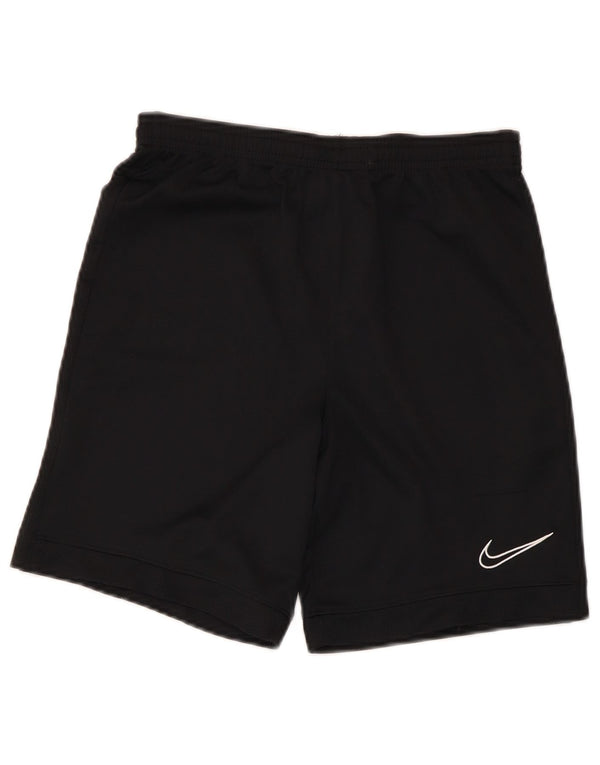 Pantaloncini sportivi NIKE da bambino Dri Fit 12-13 anni Large in poliestere nero