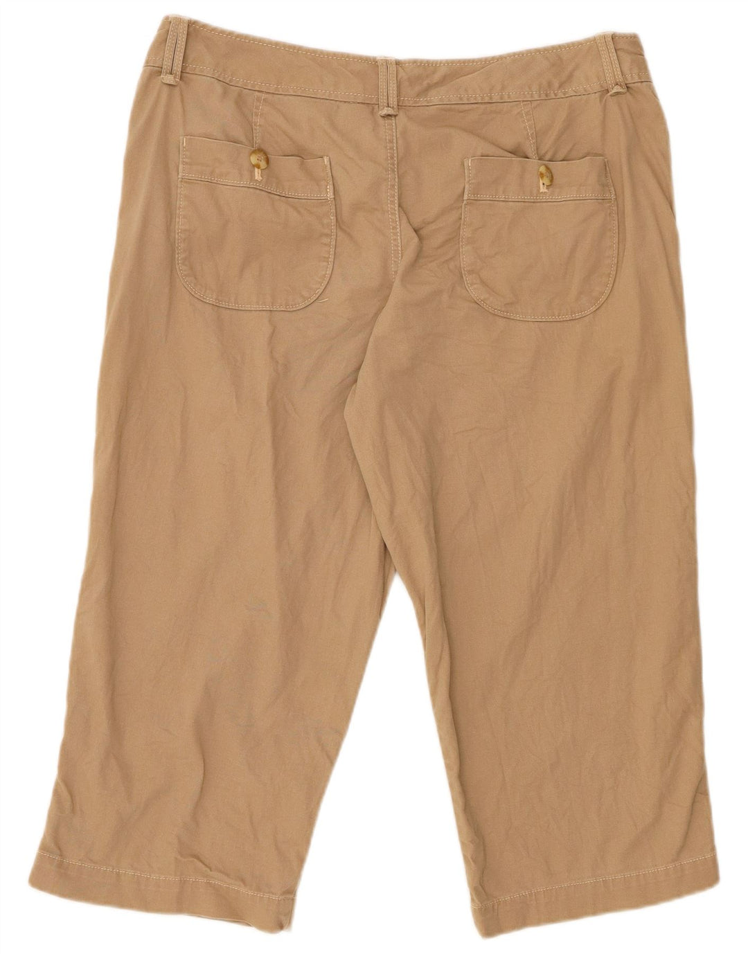 EDDIE BAUER Bermuda da uomo US 12 Large W34 Cotone Beige