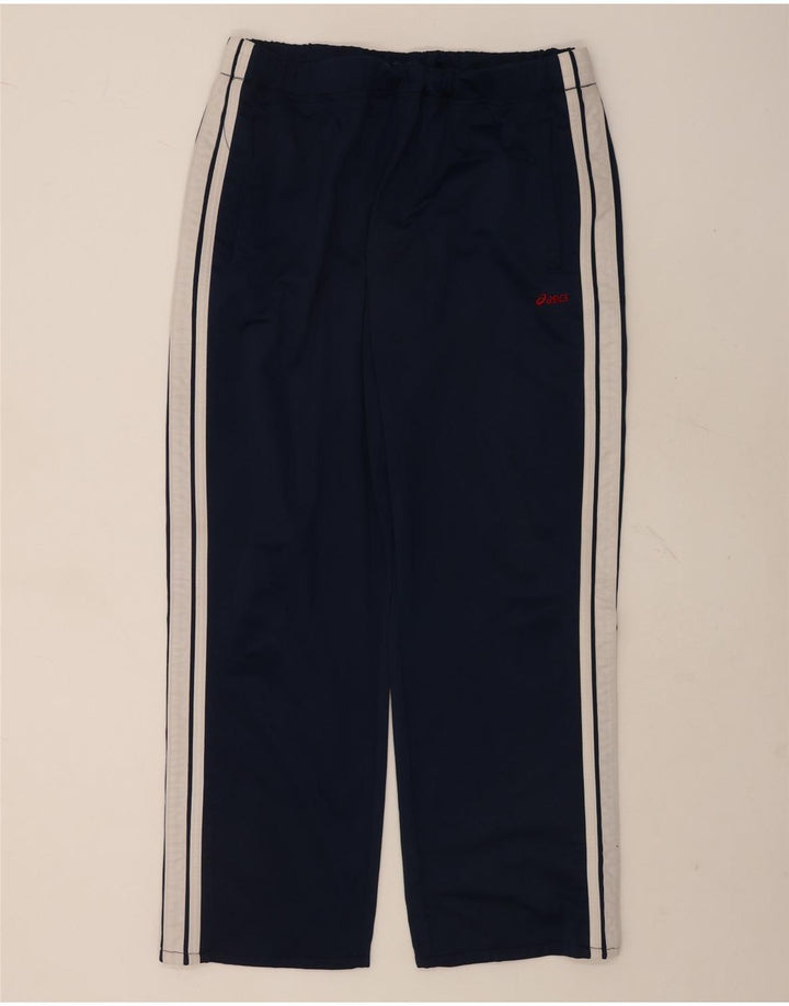 Pantaloni da tuta da uomo Asics XL blu navy color block