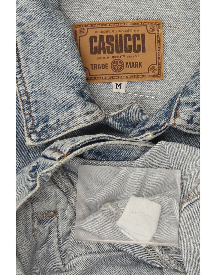 Giacca di jeans da uomo Cassuci UK 38 Cotone blu medio