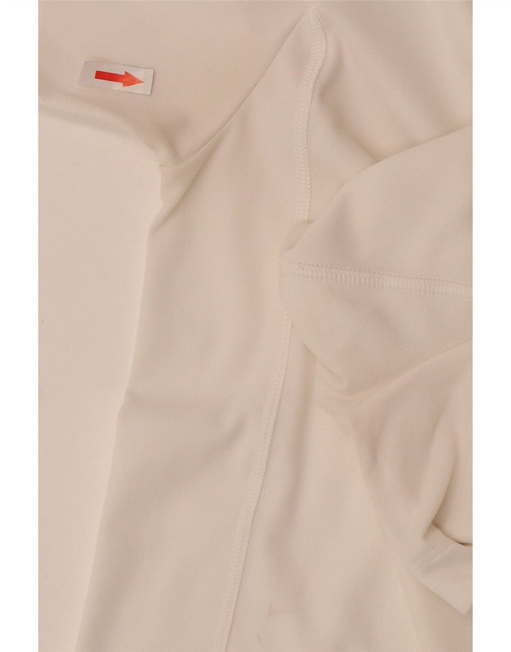 T-shirt da uomo con collo con zip Killer Loop XL poliestere bianco