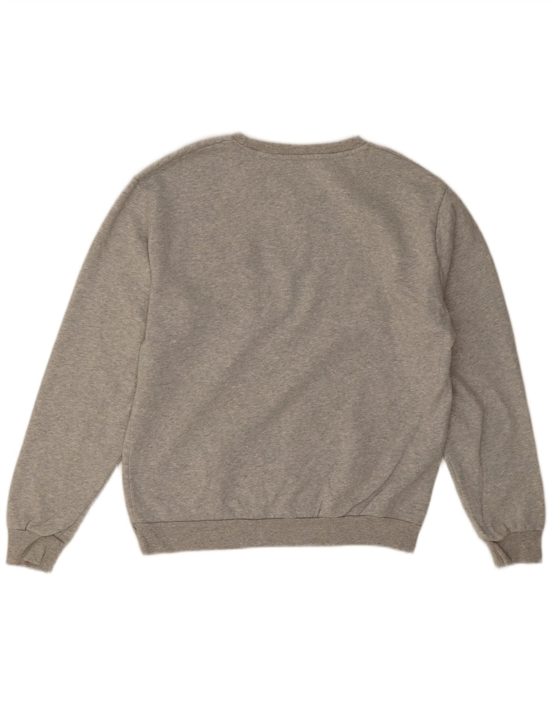 Felpa Zara da uomo maglione grande cuore grigio screziato