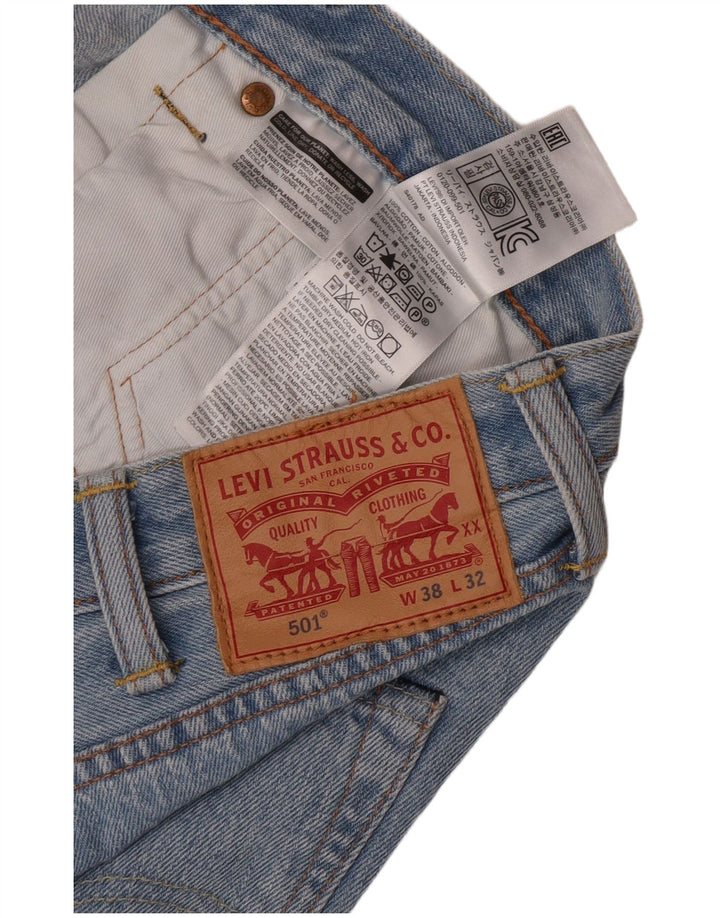 Levi's Uomo 501 Jeans dritti W38 L29 Cotone blu