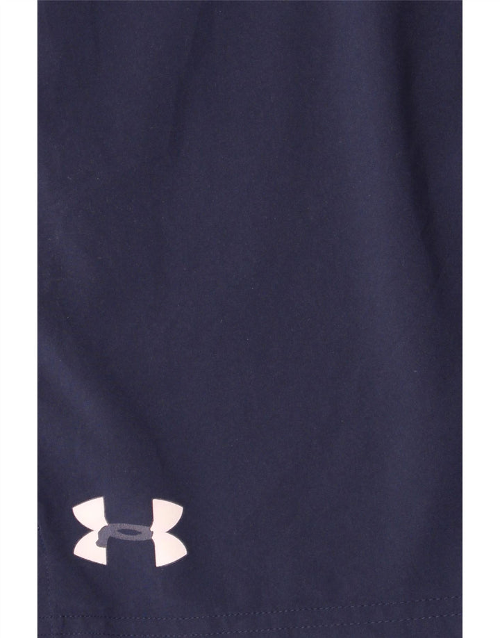 Under Armour Pantaloncini sportivi grafici da uomo di grandi dimensioni in poliestere blu navy