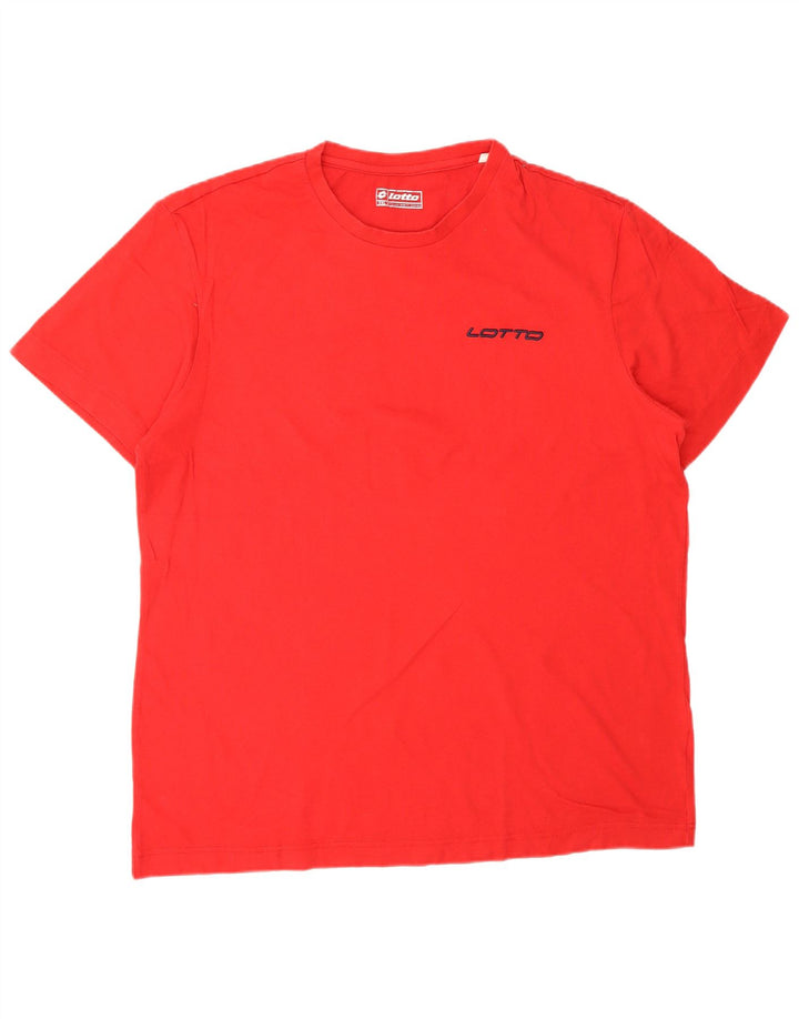 T-shirt da uomo LOTTO Top 2XL rossa sintetica