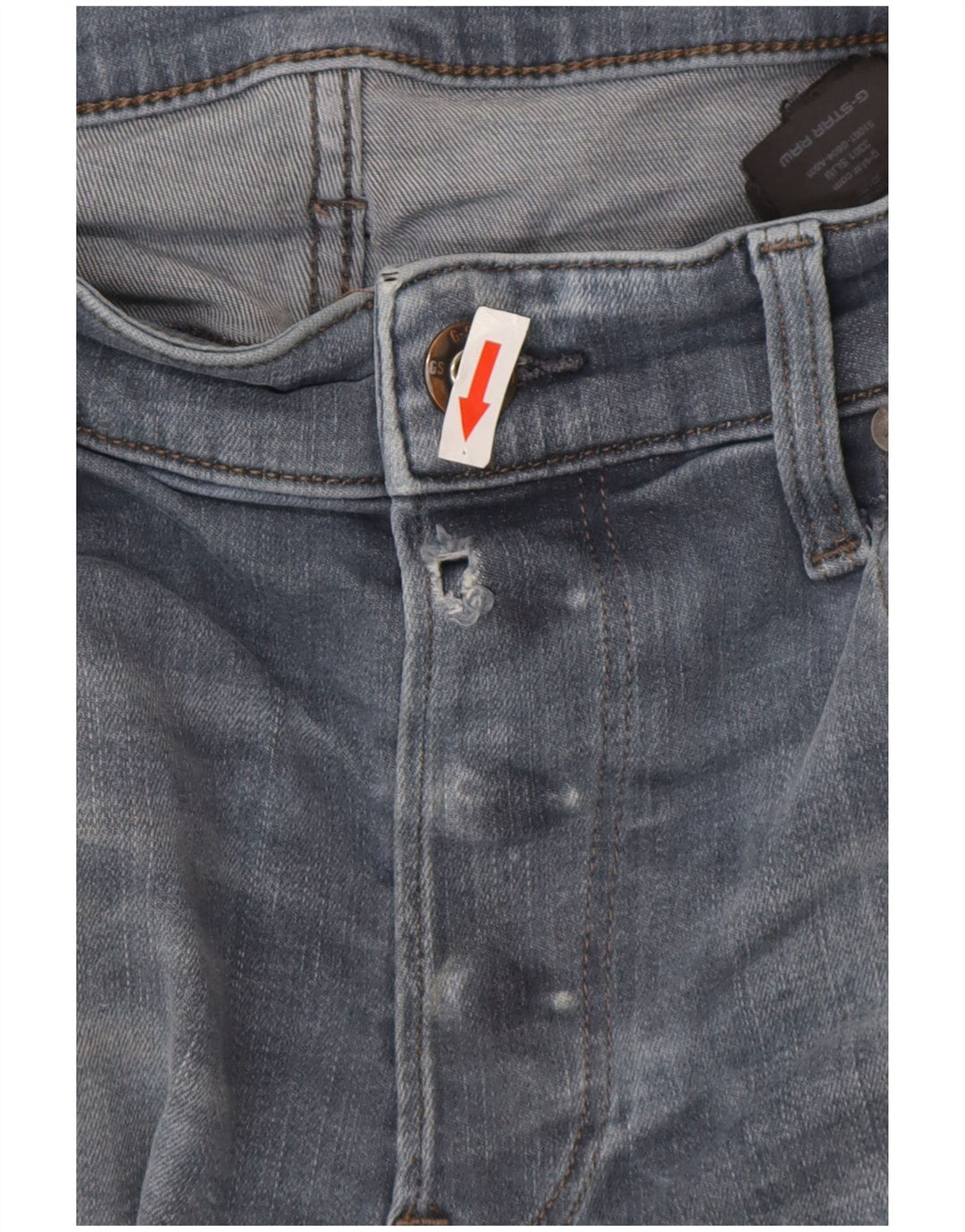 Jeans slim da uomo G-Star W34 L30 poliestere blu