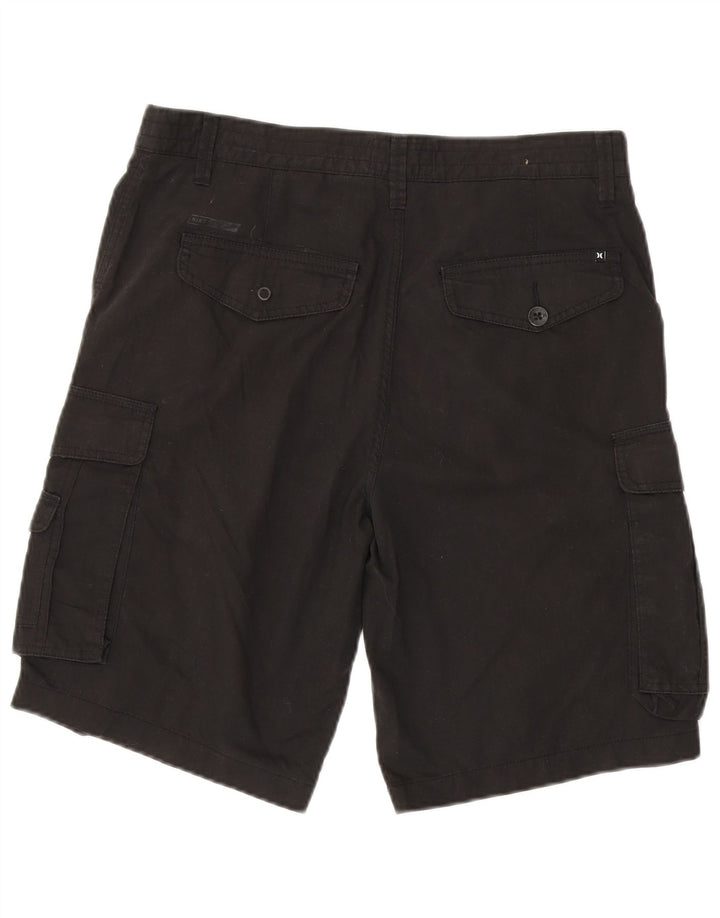 Pantaloncini cargo da uomo Hurley W32 cotone nero medio