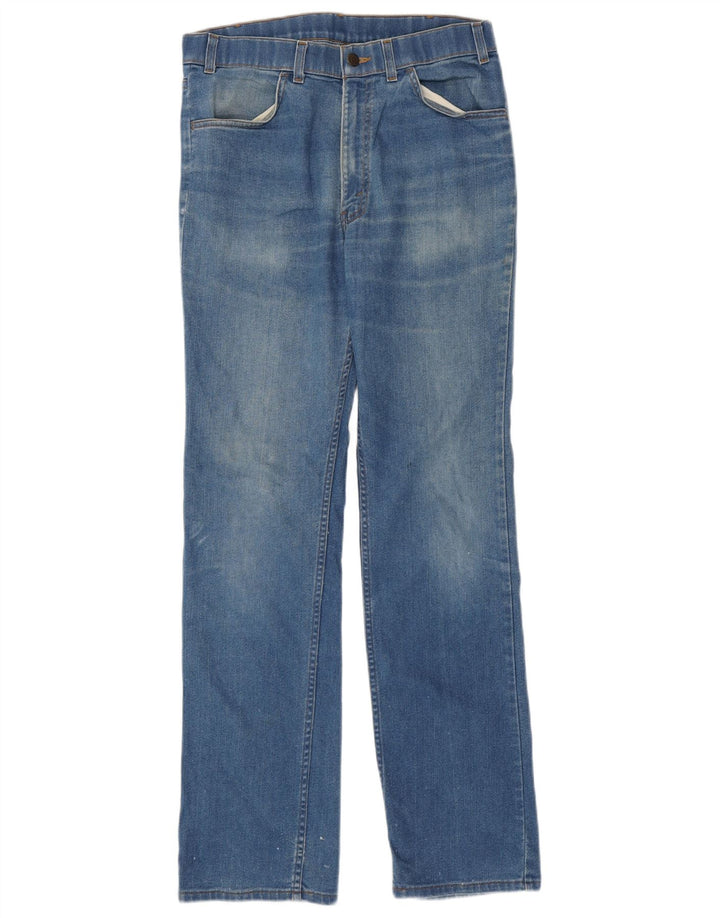 Jeans dritti da uomo Levi's W34 L34 in cotone blu